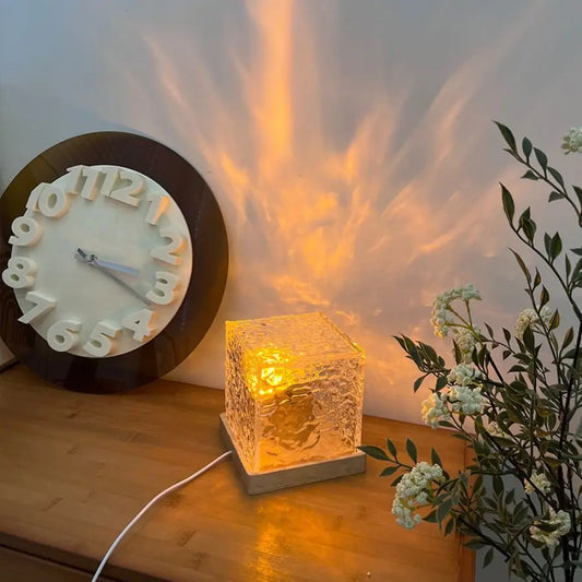 Flame Crystal Lamp